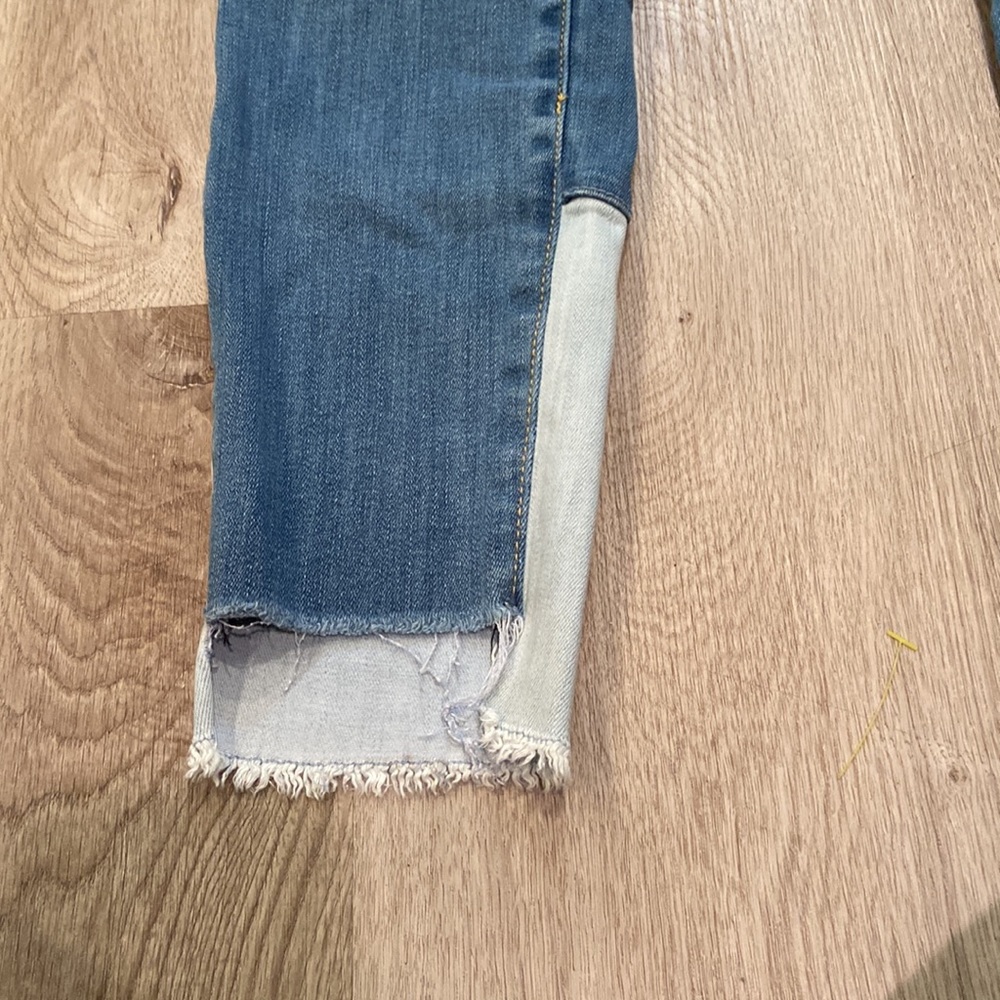Pilcro and The Letterpress Anthropologie Script Hi Low Jeans - Picture 2 of 7